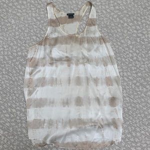Club Monaco 100% Silk Tie Dye Blouse